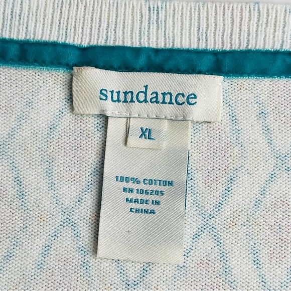 Sundance Multicolor Diamond Pattern Cardigan - Picture 3 of 9